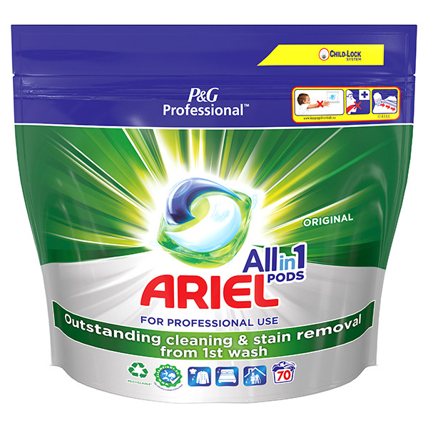Ariel Professional Detergente Regular Todo en 1 | 70 cápsulas SAR05212 - 1