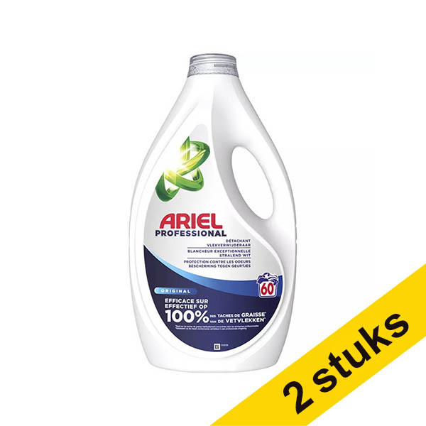 Ariel Professional Detergente líquido regular 2.7 L (60 lavados) | Pack 2 uds SAR05517 - 1