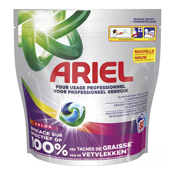 Ariel Professional Detergente para ropa de color en pastillas  (80 unidades) SAR05526 - 1
