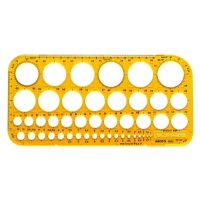 Aristo Plantilla para circulos | 1 - 36 mm | 45 circulos 206843