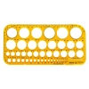 Aristo Plantilla para circulos | 1 - 36 mm | 45 circulos 206843 - 1