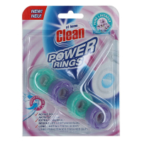At Home Clean Power Rings Pure Lavender colgador WC (40 gramos)  SAT00060