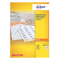 Avery 23521-200 Etiquetas de Copia A4 70 x 37 mm — 24 por hoja | Pack 200 hojas 212138