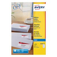 Avery J8159-25 Etiquetas de dirección A4 63,5 x 33,9 mm blancas (600 etiquetas) J8159-25 212270