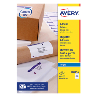 Avery J8163-10 Etiquetas de dirección A4 99,1 x 38,1 mm blancas (140 etiquetas) J8163-10 212304