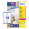 Avery L7162-40 Etiquetas de dirección A4 99,1 x 33,9 mm — 16 por hoja | Pack 40 hojas 212288 - 1