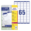 Avery L7651-25 Etiquetas de dirección A4 38 x 21,2 mm — 65 por hoja | Pack 25 hojas 212098 - 1
