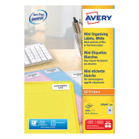 Avery L7654-100 etiquetas de dirección | 4000 etquetas | 45,7 x 25,4 mm 212643