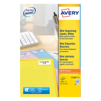 Avery L7656-25 Etiquetas universales A4 46 x 11,1 mm blancas (2100 etiquetas) L7656-25 212096