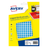 Avery PET08B – Gomets adhesivos de marcaje redondo 8 mm azul – 2.940 unidades 212704 - 1