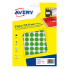 Avery PET15V – Gomets adhesivos de marcaje redondo 15 mm verde – 960 unidades 212716 - 1