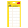 Avery Zweckform 3073 Etiquetas multifuncionales 20 x 8 mm blancas (234 etiquetas) 212156 - 1