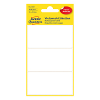Avery Zweckform 3081 Etiquetas multifuncionales 76 x 39 mm blancas (18 etiquetas) 3081 212208