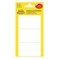 Avery Zweckform 3084 Etiquetas multifuncionales 66 x 38 mm blancas (18 etiquetas) 3084 212200