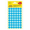 Avery Zweckform 3142 – Gomets adhesivos de marcaje redondo 12 mm azul – 270 unidades 212344 - 1