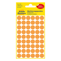 Avery Zweckform 3148 gomets de 12 mm naranja claro (270 etiquetas) 3148 212354