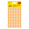 Avery Zweckform 3178 – Gomets adhesivos de marcaje redondo 8 mm naranja claro – 416 unidades 212334 - 1