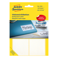 Avery Zweckform 3330 Etiquetas multifuncionales 80 x 54 mm blancas (112 etiquetas) 3330 212212