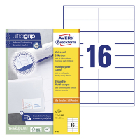 Avery Zweckform 3423 Etiquetas universales A4 105 x 35 mm blancas (1600 etiquetas) 3423 212002