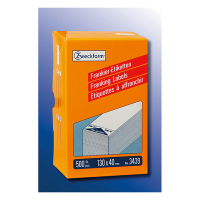 Avery Zweckform 3439 Etiquetas de franqueo  130 x 40 mm blancas (500 etiquetas) 3439 212222