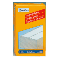 Avery Zweckform 3440 Etiquetas de franqueo 163 x 43 mm, blancas (500 etiquetas) 3440 212228