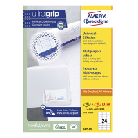 Avery Zweckform 3475-200 Etiquetas A4 70 x 36 mm — 24 por hoja | Pack 200 hojas 212476