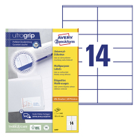 Avery Zweckform 3477 Etiquetas A4 105 x 41 mm — 14 por hoja | Pack 100 hojas 212006
