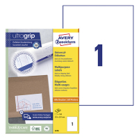 Avery Zweckform 3478 Etiquetas universales A4 210 x 297 mm blancas (100 etiquetas) 3478 212020