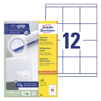 Avery Zweckform 3661 Etiquetas A4 70 x 67,7 mm — 12 por hoja | Pack 100 hojas 212050