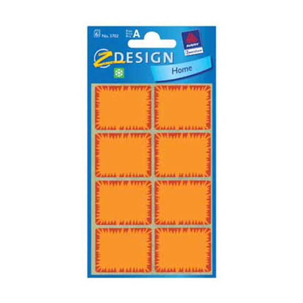 Avery Zweckform 3702A Etiquetas para congelador 28 x 36 mm, color naranja (40 etiquetas) 212530 - 1