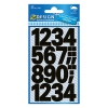 Avery Zweckform 3785 etiquetas negras 0-9 grandes 212510 - 1