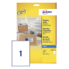 Avery Zweckform J8167-10 Etiquetas A4 199,6 x 289,1 mm — 1 por hoja | Pack 10 hojas 212628 - 1