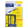 Avery Zweckform L4755-20 Etiquetas para lomo de carpeta 61 x 297 mm, color amarillo (60 etiquetas) 212130 - 1
