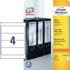 Avery Zweckform L4761-25 Etiquetas para lomo de carpeta 192 x 61 mm, color blanco (100 etiquetas) 212114 - 1