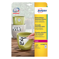 Avery Zweckform L4778REV-20 Etiquetas impermeables extraíbles A4 45,7 x 21,2 mm (960 etiquetas) L4778REV-20 212657