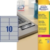 Avery Zweckform L6012-20 Etiquetas de sellado de poliéster de 96 x 50,8 mm (200 etiquetas) 212450 - 1