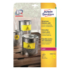Avery Zweckform L6111-20 Etiquetas resistentes a la intemperie A4 210 x 297 mm amarillas (20 etiquetas) 212701 - 1