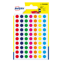 Avery Zweckform PSA08MX Gomets de colores de 8 mm (420 pegatinas) AV-PSA08MX 212711