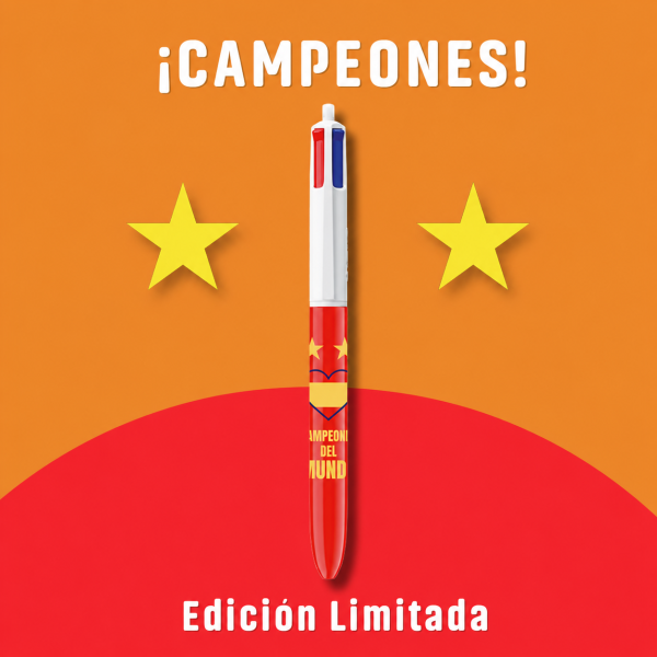 BIC 4 Colores Bolígrafo Campeones del Mundo 2026 (edición limitada) 427588 - 2