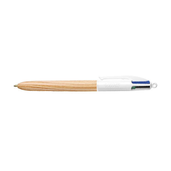 BIC 4 Colores Bolígrafo de madera 279998 - 1