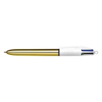 BIC 4 Colores Shine Bolígrafo dorado 224647