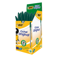 BIC Boligrafo Cristal | verde | 50 unidades 224614
