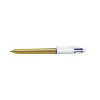 BIC Boligrafo Shine 4 Colores - Dorado