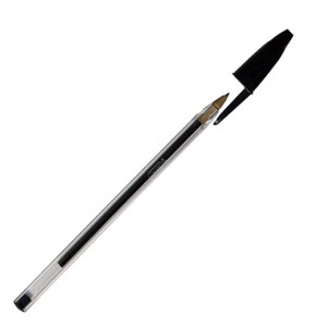 BIC Cristal Bolígrafo Negro (0.4mm)  224673 - 1