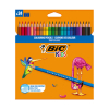 BIC Kids Tropicolors lápices de colores en estuche (24 unidades) 246449 - 1