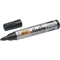 Pack 12x: Bic Marking 2000 rotulador permanente punta redonda negro 427422