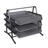 Bandeja sobremesa metalica 3 bandejas (350x278x275mm) negra 425891 - 1