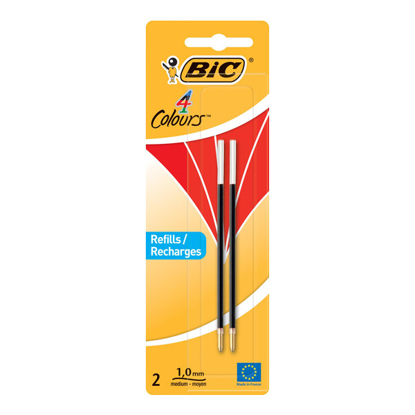 Bic Recambio para bolígrafo de 4 colores rojo 2 unidades 224655 - 1