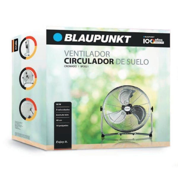 Blaupunkt BP2021 Ventilador de suelo 40 cm Cromado 427580 - 2