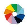 Bloc de notas de 90 g con espiral páginas rayadas y horizontales (tapa dura) – Colores surtidos 427601 - 2